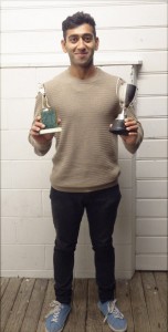 Rutvik Botadra took 32 wickets for the Prems this season and won most improved by virtue of the fact there was never any doubt this season of him not being in the prems. His average was 20.22 and best was 6/37.